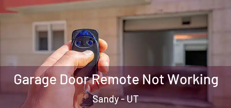  Garage Door Remote Not Working Sandy - UT